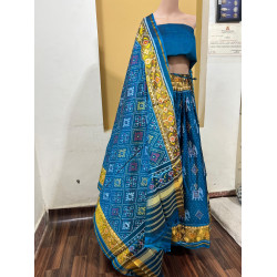 Rajkoti single ikat patola chaniya choli