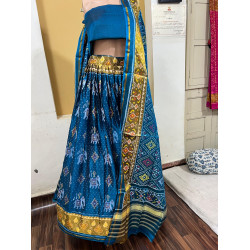 Rajkoti single ikat patola chaniya choli