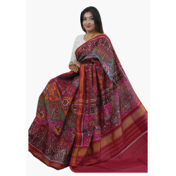 Semi Ikat Patola Saree