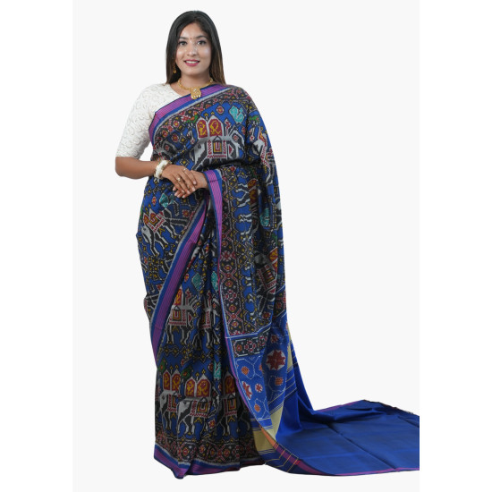 Semi Ikat Patola Saree