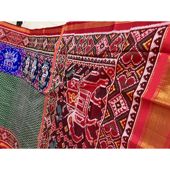 Semi Ikat Patola Saree