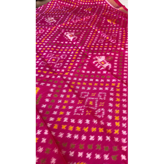 Single ikat rajkoti patola dupatta 