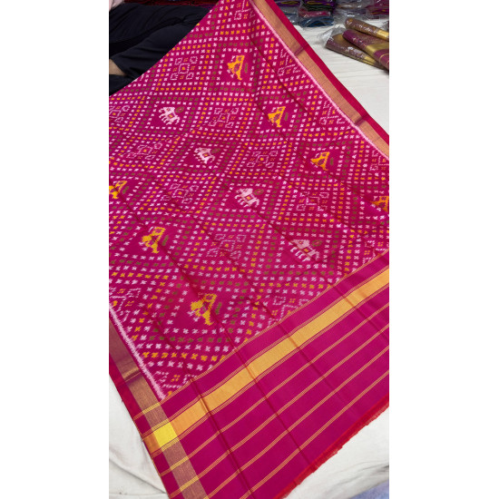 Single ikat rajkoti patola dupatta 