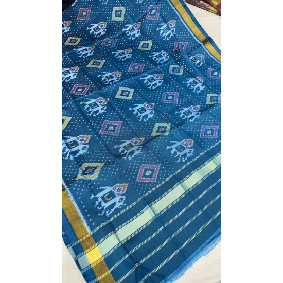 Single ikat rajkoti patola dupatta 