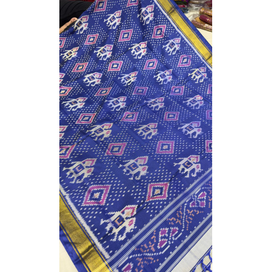 Rajkoti single ikat patola dupatta