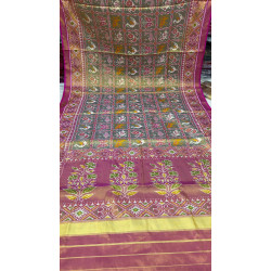 Double zari tissue patola saree