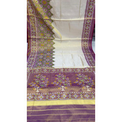 Double zari tissue patola saree