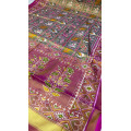 Double zari tissue patola saree