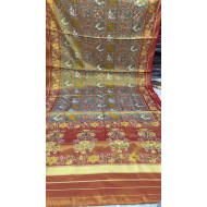 Double zari tissue patola saree