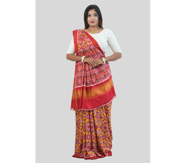 Real Patan Double Ikat Patola Saree