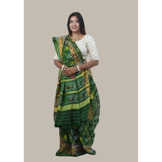 Rajkoti single ikat patola saree