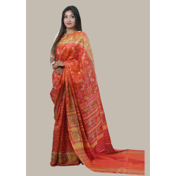 Rajkoti single ikat patola saree