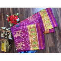 Rajkoti single ikat patola saree