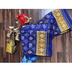 Rajkoti single ikat patola saree